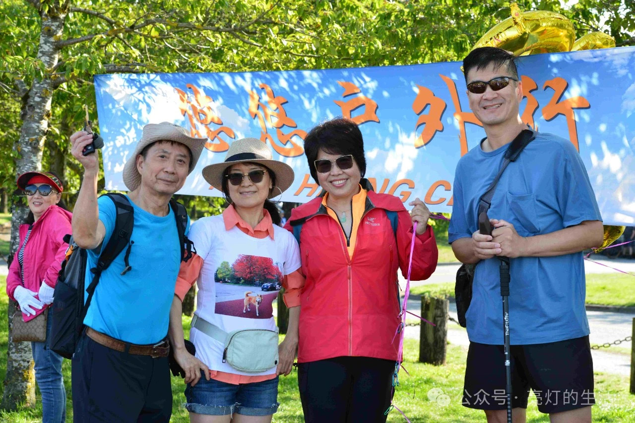 Patrick Ni with friends at YoYo Outdoor Club ceremony