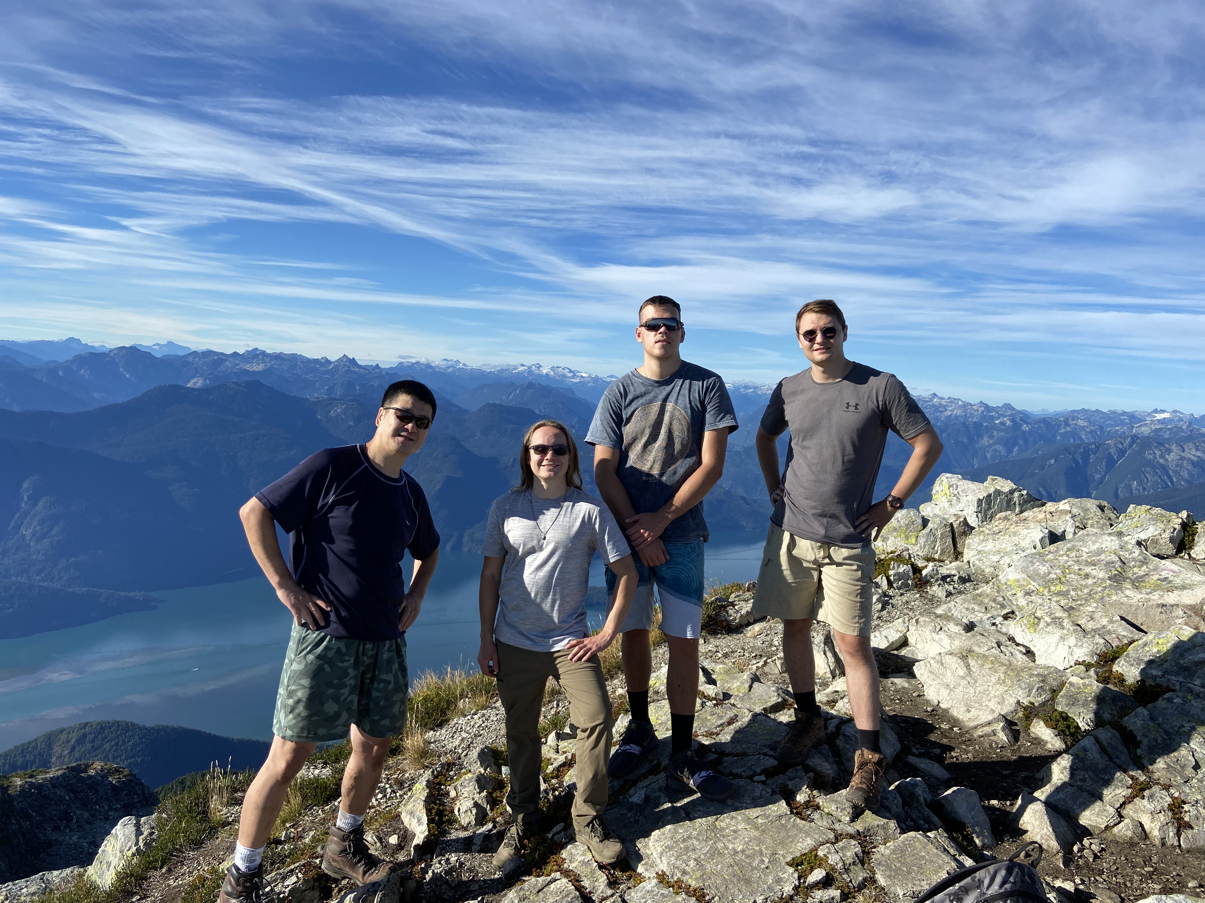 Patrick Ni at Golden Ears Summit after 6 years of 24-Hour Belly-In practice